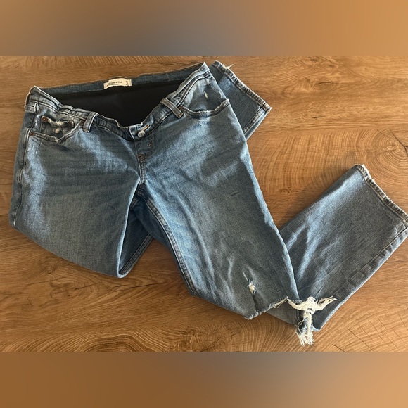 Abercrombie & Fitch Denim - Abercrombie & Fitch Maternity The Ankle Straight Jean Size 27 Maternity